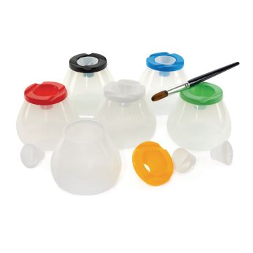 Classmates Extra Safe Non Spill Pots - Pack of 6