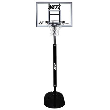 Net1 Attack Youth Portable Basketball System - Black