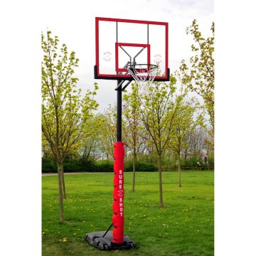 Sureshot Quick Adjust Portable Basketball Unit - Acrylic Background