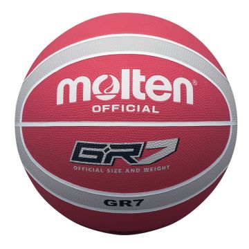 Molten BGR Basketball - Size 7 - Red/Silver