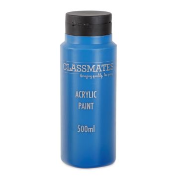 Classmates Acrylic Paint - 500ml - Cyan Blue 