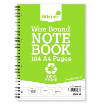 A4 Twin Wired Notebook - Pack of 12