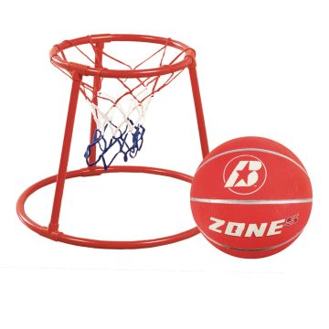 Floor Basketball Set - Size 5 - Red