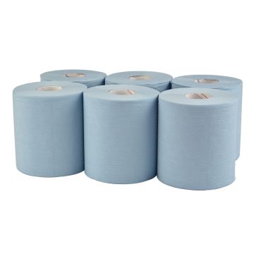 Classmates 2 - Ply Blue Centre Pull Tissue - Pack of 6