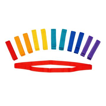 Team Bands - Multi - Pack of 12