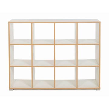 12 Cube Room Divider White