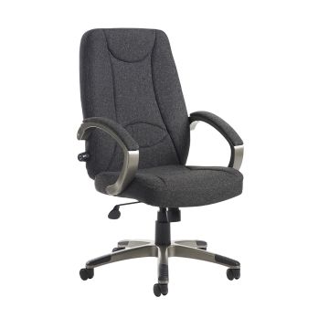 Lucca Managers Chair - Charcoal