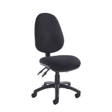 Vantage 3 Lever Chair - No Arms - Black