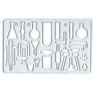 Stencil for Glassware Chemistry