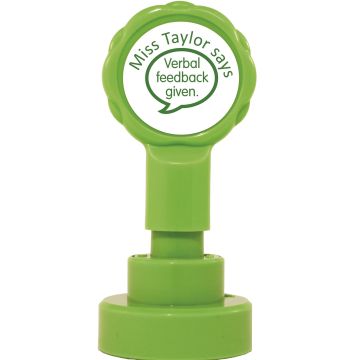 Personalised Stamps - Verbal Feedback