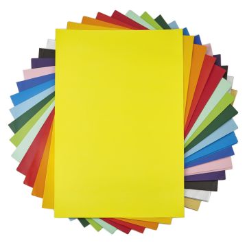 EduCraft Poster Paper Sheets - A3 - Yellow - Pack of 100