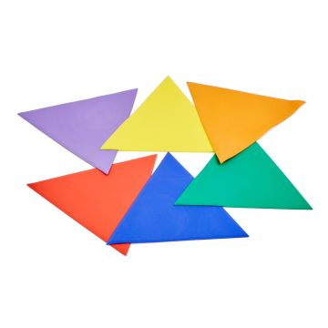 Throw Down Spots Triangles Squares - Pack of 18