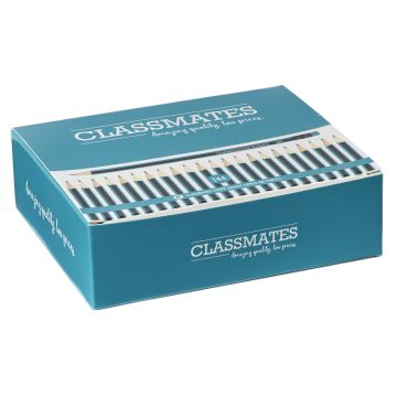 Classmates HB Eraser Tipped Stripe Pencils - Pack of 144