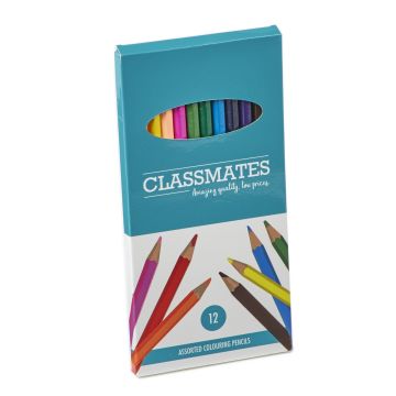 Classmates Assorted Colouring Pencils - Pack of 12