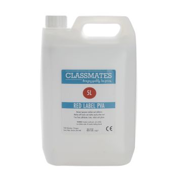 Classmates PVA Glue - Red Label - 5L