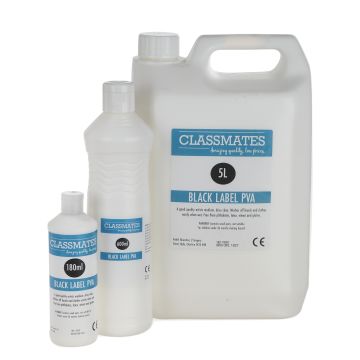 Classmates PVA Glue - Black Label - 500ml - Pack of 12