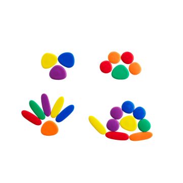 Junior Rainbow Pebbles - Pack of 36