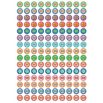 Star Word Stickers 10mm