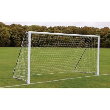 Harrod Sport Goal Net - 21 x 7ft (Junior) - White - Pair