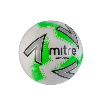 Mitre Impel Futsal Football - Size 4 - White/Red/Black