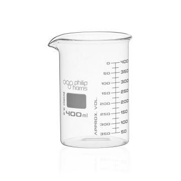 Philip Harris Beaker Squat Form With Spout 400ml - Pack of 6