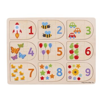Picture and Number Match Puzzels