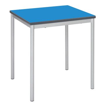 RT32 Square Table -600 x 600 x 530mm - Blue/Charcoal