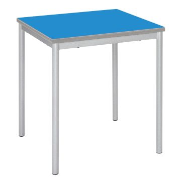 RT32 Square Table -600 x 600 x 530mm - Blue/Light Grey