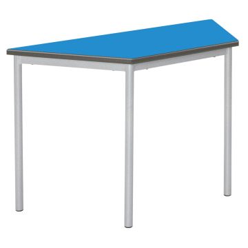 RT32 Trapezoidal Table - 1100 x 550 x 460mm - Blue/Charcoal