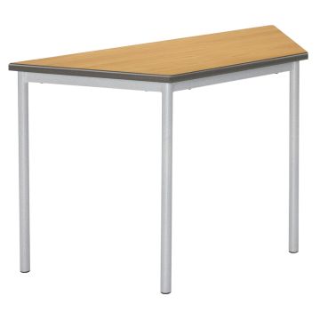 RT32 Trapezoidal Table - 1100 x 550 x 460mm - Beech/Charcoal