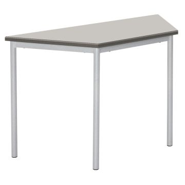RT32 Trapezoidal Table - 1100 x 550 x 460mm - Light Grey/Charcoal