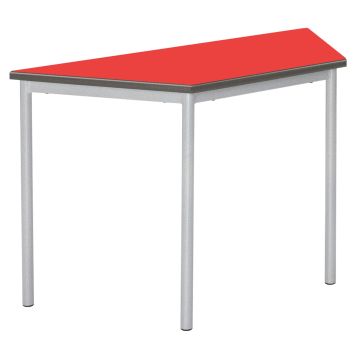 RT32 Trapezoidal Table - 1100 x 550 x 460mm - Red/Charcoal