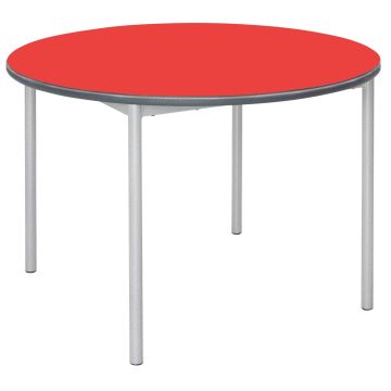 RT32 Circular Table - 110 dia. x 460mm - Red/Charcoal