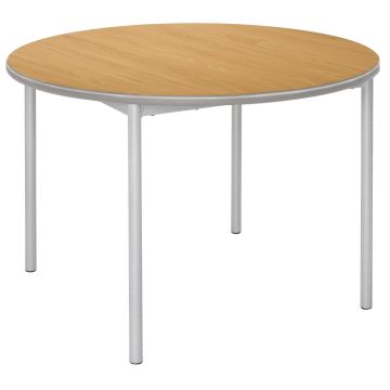 RT32 Circular Table - 110 dia. x 460mm - Beech/Light Grey