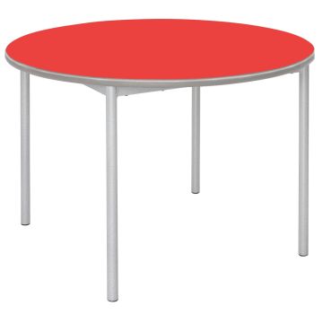 RT32 Circular Table - 110 dia. x 460mm - Red/Light Grey
