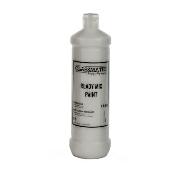 Classmates Ready Mixed Paint - 1 Litre - Silver