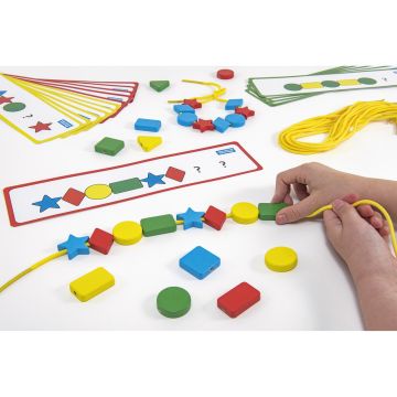 Wooden Lacing Shape Beads