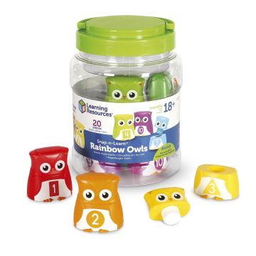 Snap-n-Learn Rainbow Owls