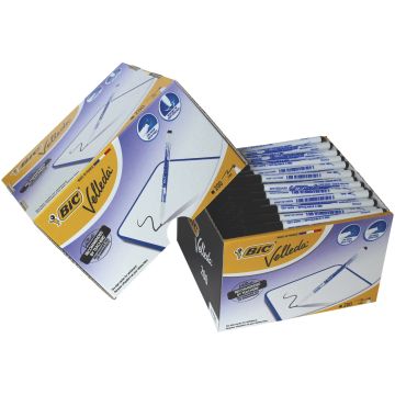 BIC Velleda 1721 Dry Wipe Pens Black - Pack of 200