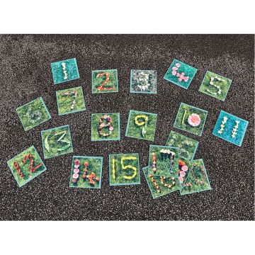 Nature Spring/Summer Number Tiles