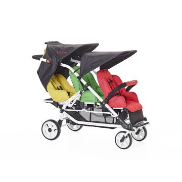Lightweight 3 Seater Stroller