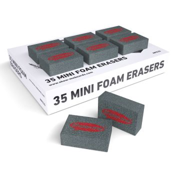 Show-Me Mini Foam Board Eraser - Grey - Pack of 35