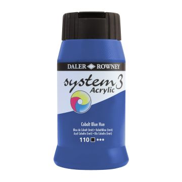 Daler-Rowney System3 Acrylic Paint - 500ml - Cobalt Blue