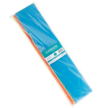 Fluorescent Crepe Assortment - Pack of 6