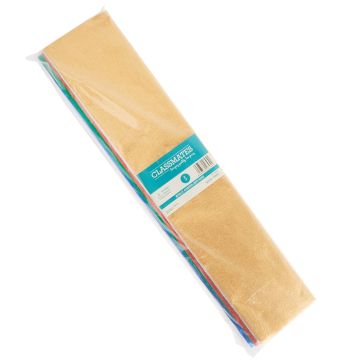 Metallic Crepe Assortment - Assorted - Pack of 5