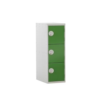 3 Door Locker With Deadlock - Green