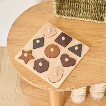 Wooden Shape Puzzle - 2D Shapes
