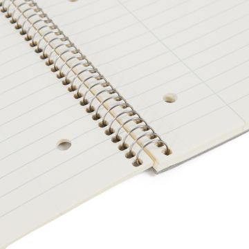 Classmates Tinted Notebook A4 8mm with Margin 4 Hole Punched-Pk 5-Cream