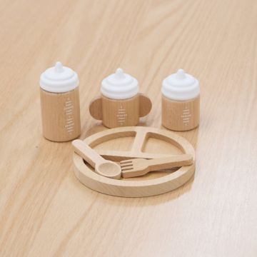 Wooden Feeding Set 