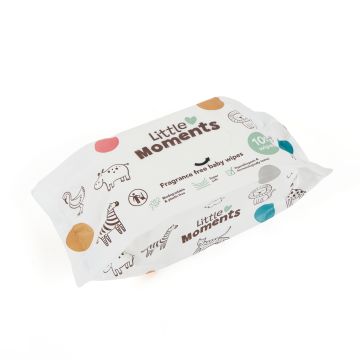 Little Moments Baby Wipes Pack 100